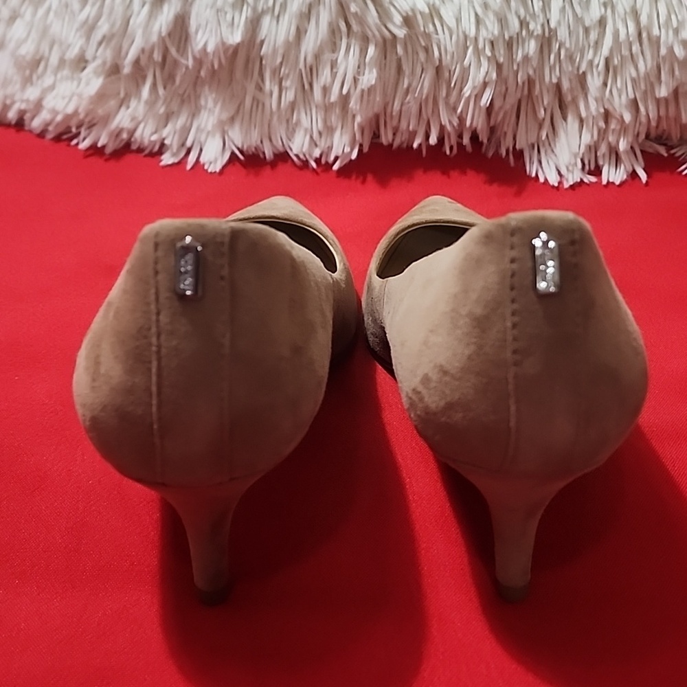 Coach Classic Pointed-Toe Suede Pumps - Picture 6 of 11